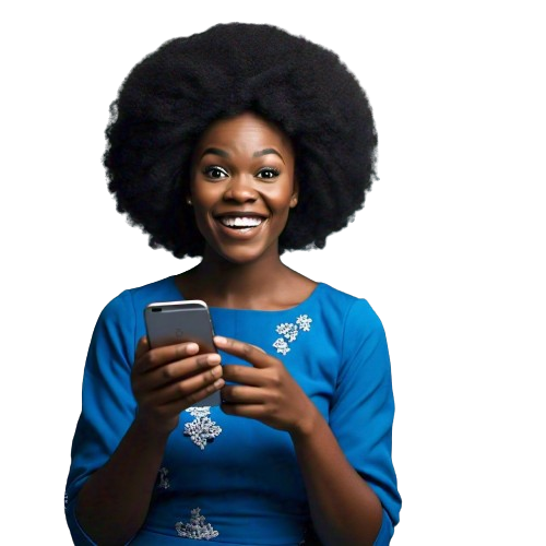 Image of person pressing phone